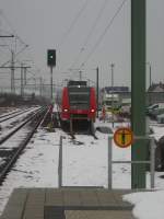 Eine BR 425 in Sinheim Hbf am 17.02.10