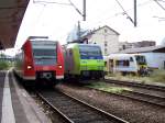 Br 425 Br 185 015 un VT 1.101 in Worms HBF am 10.8.2005