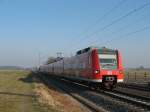 Die Haard Bahn von Mnster nach Essen zwischen Buldern und Dlmen.