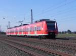 Der 425 115-3 fhrt als RE Mannheim - Eberbach - Heilbronn am 20.03.2011 um ca.