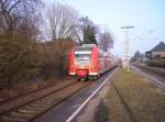 425 081-7 steht hier nun in Herrath am 21.02.2006.