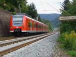 425 213/713 ist als S2 Mosbach (Baden) - Kaiserslautern am 29.08.2011 bei Lambrecht