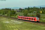 01.09.2011: 425 754-9 als RB 38853 (Biblis-Karlsruhe) bei Neuluheim.