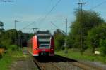 425 722-6 fhrt als S1 nach Osterburken in Oberschefflenz ein.