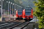 425 077 und 425 569 begegnen sich am 15.9.11 in bach - Palenberg