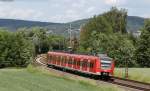 425 015-5 als RB 15057 (Marburg(Lahn)-Gieen) bei Niederwalgern 8.6.12