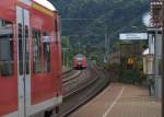 Normalerweise verpassen sich die beiden RB 71 zwischen Trier und Homburg/Saar in Serrig um 2 Minuten.