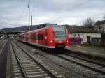 425 111-2 verlsst am 05.02.11 Weinheim Bhf 