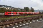 In Neckarelz steht der 425 210  Heidelberg  auf dem Abstellgleis und wird in wenigen Minuten abfahrfertig gemacht, um dann als S2 nach Mosbach Baden zu fahren.