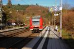 Gerade durchfhrt der 425 750-7 Neckargerach in Richtung Mannheim.