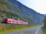 Deutschland, Rheinland-Pfalz, ein ET 425 zwischen Schoden-Ockfen und Wiltingen(Saarstrecke, KBS 685).