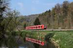 425 803 als RE 19085 am 13.04.2014 bei Sulz.