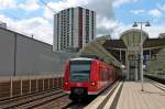 Ausfahrt am 24.05.2014 von 425 016-3 als RB 44 aus Mainz Hbf nach Mannheim-Friedrichsfeld in Ludwigshafen (Rhein) Mitte.