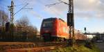 Ein Nachschuss vom RE8 kommt aus Mönchengladbach-Hbf nach Koblenz-Hbf aus Richtung Köln und fährt durch Bad-Honnef am Rhein in Richtung Koblenz auf der Rechte Rheinstrecke (KBS 465) bei