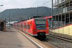 Nachschuss auf 425 809-1 am 06.03.2014, der als RE 19041/19043 (Rottweil - Stuttgart Hbf) in Horb ausfährt.