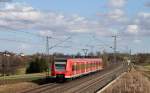 425 310-0 als RE 19089 (Stuttgart Hbf-Rottweil) bei Eutingen 3.3.15