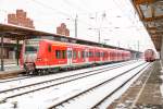 425 006-4 S-Bahn Mittelelbe als S1 (S 39036) von Schönebeck-Bad Salzelmen nach Wittenberge, bei der Ausfahrt aus Stendal.