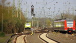 Ein Nachschuss von der RB33 aus Aachen-Hbf nach Duisburg-Hbf und hilt in Krefeld-Hbf und fuhr in Richtung