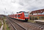 425 250-8 als RB 38625 (Bensheim - Mannheim Hbf), bei der Abfahrt in Heppenheim (Bergstr).