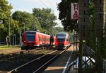 Begegnung einer RB33 und einer RB 20 in Kohlscheid am Sonntag den 31.7.2016