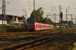 RE8 fährt aus Grevenbroich aus, am Sonntagabend den 18.9.2016