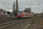 RB33 nach Aachen Hbf verlässt Rheydt Hbf am 5.2.2017