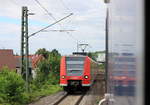 426 501+425 xxx als RB 18 Heilbronn-Tübingen am 30.06.2020 in Walheim. Die Aufnahme entstand aus dem Fahrgastraum der RB 18 Tübingen-Heilbronn. 