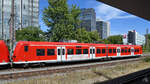 Der Elektrotriebzug 426 021-2 war Ende August 2022 am Essener Hauptbahnhof abgestellt.