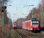 426 026/526 und 426 020/520 treffen in Oberhausen-Holten auf die zwei 426 018/518 u.