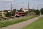 426 012-1 als RE von Stuttgart nach Rottweil, bei Eutingen im Gu, 10.08.11