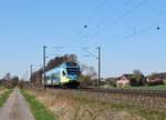 Alpha Trains Europa 427 119/619, vermietet an Westfalenbahn (ET 011), als RB 61 (90499)  Wiehengebirgs-Bahn  Bad Bentheim - Bielefeld Hbf (bei Melle, 27.03.17).