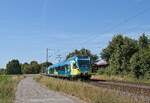 ET 8.07 der Eurobahn in Westfalenbahn-Lackierung kurz vor dem Bahnhof Dortmund-Derne auf der RB 50 (17.07.2022)