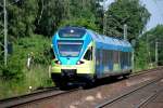 RHEINE (Kreis Steinfurt), 06.06.2010, ET 012 der Westfalenbahn als RB65 nach Münster Hbf bei der Einfahrt in den Bahnhof Mesum