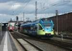 ET 007 der Westfalenbahn nach Herford bei der Bereitstellung in Padernborn am 31.Mrz 2012.