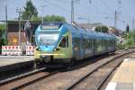 RHEINE (Kreis Steinfurt), 08.06.2013, ET 005 der Westfalenbahn als RB 61 nach Bielefeld Hbf bei der Einfahrt in den Bahnhof Rheine