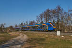 428 007 war am 13.03.2022 als RB 24233 von Kassel Hbf. nach Fulda unterwegs. Durch Unterhaun fährt der Zug durch, was sich eventuell mit der Verlegung des Fernverkehrs auf die Neubaustrecke ändert.