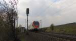 VIAS 410 als VIA 25093 von Rdesheim (Rhein) nach Wiesbaden Hbf, bei Erbach (Rheingau); 30.03.2011