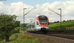 VIAS 413 als VIA25015 (Neuwied-Frankfurt(Main)Hbf) bei Erbach 3.8.12