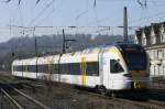 Eurobahn-ET 5.11 (428 110) als RB 69 Bielefeld - Münster bei der Ausfahrt aus Bielefeld, 13.3.14.