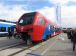 413 003 Flirt von Stadler am 25.09.2014 auf der Innotrans in Berlin