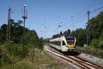 Euro-Bahn-ET bei der Einfahrt in DO-Aplerbeck am 08.07.2018.