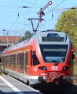 Ein Stadler-Flirt (BR 429) der DB in Sassnitz am Hauptbahnhof am 12.05.2019