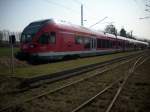 Flirt 429 029 als RE 33213 Rostock-Sassnitz am 04.April 2009 in Sagard.