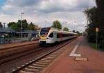 Ein RE13 Zug der Eurobahn ist auf dem Weg von Hamm nach Velo/Nl.