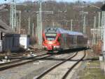 Nach der Ankunft aus Stralsund mute 429 027,am 03.Mrz 2013,in Bergen/Rgen nach Gleis 3 umgesetzt werden.