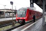 DB 440 042-0 als RE 4789 nach Nürnberg Hbf, am 13.01.2019 in Würzburg Hbf.