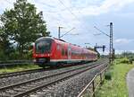 440 820 bei der Einfahrt in Thüngersheim als RB 53 nach Jossa.3.8.2021