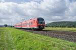 440 322-6 als RB in Richtung Gemünden bei Himmelstadt am 17.08.2021 unterwegs.