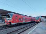 440 016 und 440 020 am 19.01.2023 in Tübingen Hbf.