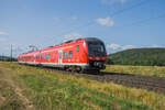 440 820-9 ist am 04.07.2023 auf dem Weg nach Gemünden/M. gesehen bei Himmelstadt.